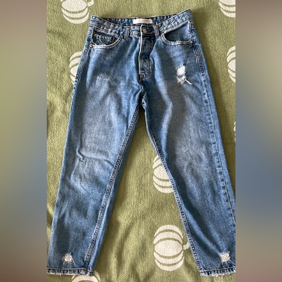 Stradivarius Slim Blue Jeans Timeless Fit - Picture 1 of 3